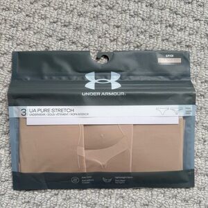 Under Armour Nude/Beige UA Pure Stretch Thong 3-Pack
